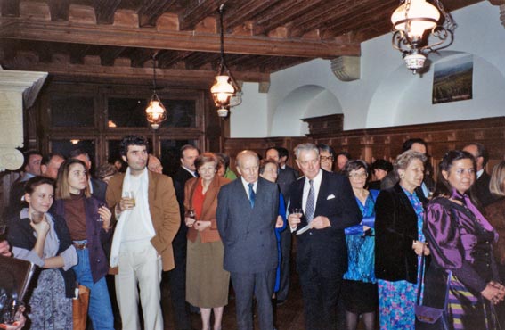 Festivités liées au Centenaire de la Fondation La Source. L’intérieur du manoir des de Gasparin à Valeyres-sous-Rance.