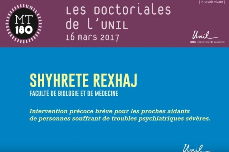 «Les Doctoriales de l’UNIL: Ma thèse en 180 secondes!»