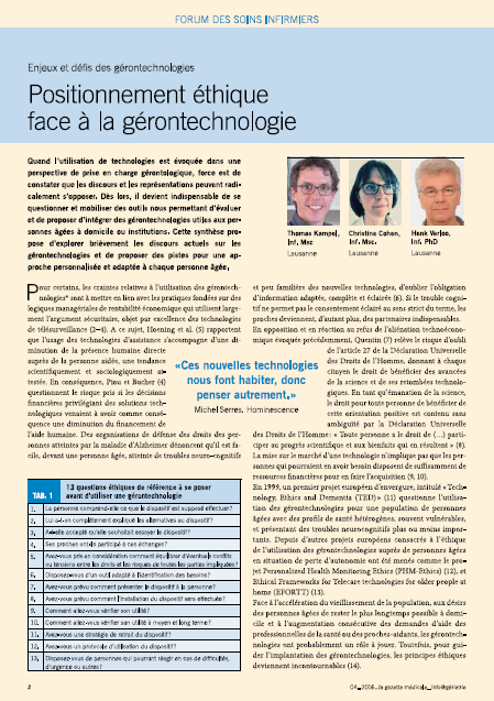 Vignette article Positionnement ethique gerontotechnologies 04.2016